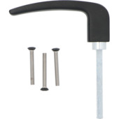 Nemef montageset 3400-II beslag kruk-kruk 58-62mm zwart