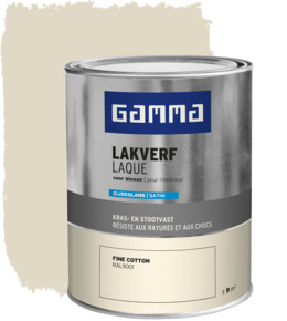GAMMA binnenlak zijdeglans RAL 9001 fine cotton 750 ml