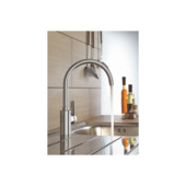GROHE keukenkraan Get met hendel en hoge uitloop Chroom