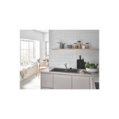 Grohe Quickfix keukenkraan Start lage uitloop supersteel