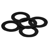 Sanivesk Rubberring 18x13mm 1/2 5 stuks