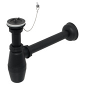 Sanivesk Plugbekersifon zwart