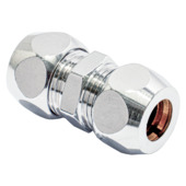 Sanivesk Knel Recht 10x10mm Chroom