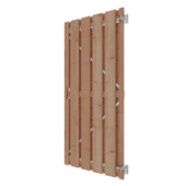 Tuindeur Royal Douglas geschaafd op metalen frame 180 x 100 cm
