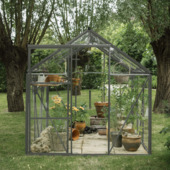 Royal Well Kate V kweekkas full option aluminium groen-grijs 8,33 m²