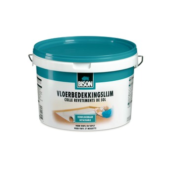 Bison vloerbedekkinglijm verwijderbaar 2,5kg