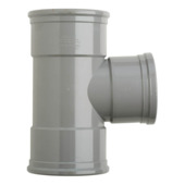 Martens T-stuk PVC grijs 3x schuifmof 125x110x125 mm