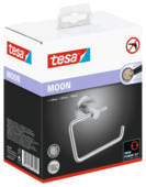 Tesa Moon toiletrolhouder RVS met anti-vingerafdrukcoating