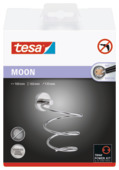 Tesa Moon haardrogerhouder RVS zilver