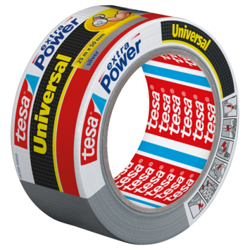Tesa Universal Extra Power tape zilver 25 m x 50 mm kopen? | Tape & band | GAMMA