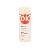OK spuitlak hoogglans crème 400 ml