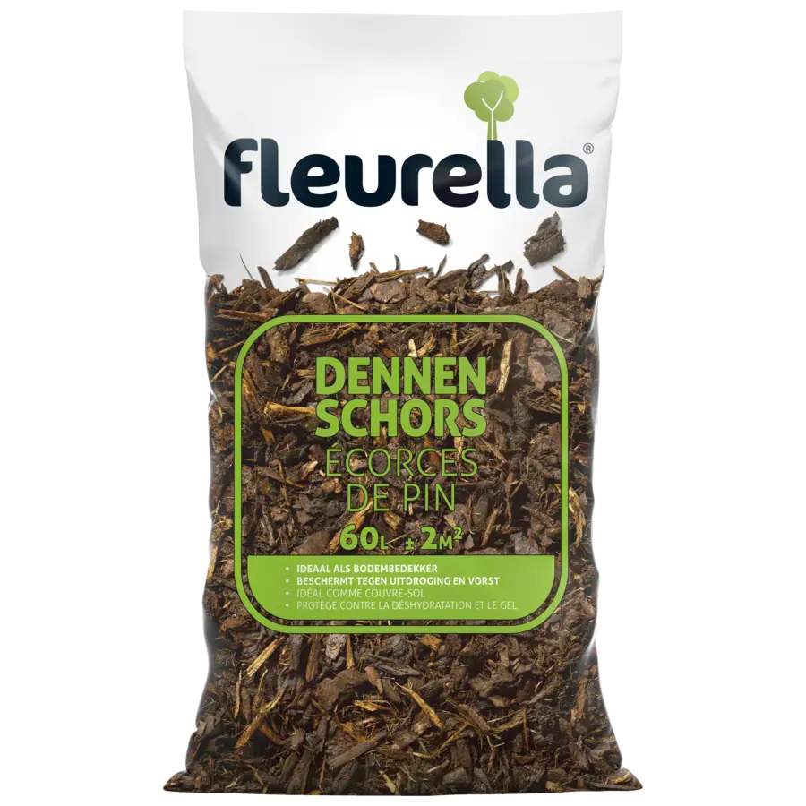 Fleurella dennenschors 60 L