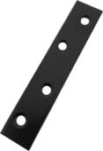 Waelbers verbindingsplaat 200x20 mm zwart 4 stuks