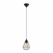 Eglo hanglamp Tarbes zwart Ø17,5 cm