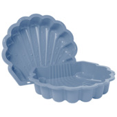 Schelp zandbak Summertime kunststof blauw 89 x 79 x 18 cm