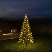 XMAS STARLIGHT® kerstverlichting Flexbelt Tree 360 warm wit LED licht 3 meter inclusief paal