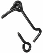 Waelbers windhaak inclusief los oog 160 mm zwart