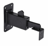 Waelbers deurvastzetter muurmontage zwart verzinkt