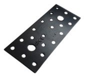 Waelbers koppelplaat 140x55 mm zwart