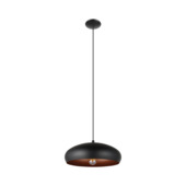 Eglo hanglamp Mogano zwart Ø40 cm
