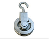 Waelbers hijskatrol met enkel gietijzer-wiel 40 mm