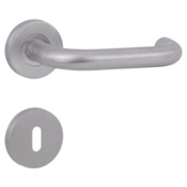 GAMMA deurkrukset rond rozet cambridg INOX