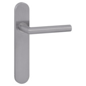 Gamma deurkruk set Zagreb ovaal blind schild RVS