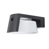 LUTEC wandlamp Moon Solar antraciet 9,5W met bewegingssensor