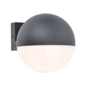 LUTEC wandlamp Looma donkergrijs 25W