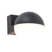 LUTEC wandlamp Looma donkergrijs 7,8W