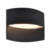 LUTEC wandlamp Lotus zwart 8,5W 580 lumen