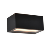 LUTEC wandlamp Gemini zwart 8,8W