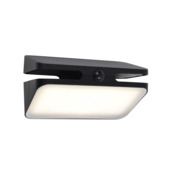 LUTEC wandlamp Aero Solar donkergrijs 8,6W 940 lumen