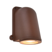 LUTEC wandlamp Ancor roestbruin 7W