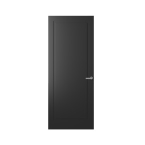 Lundia binnendeur Vika En AA01 RAL 9011 gelakt stomp rechts 83 x 201,5 cm