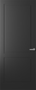 Lundia binnendeur Vika En AA02 RAL 9011 gelakt opdek rechts 88 x 231,5 cm
