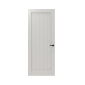 Lundia binnendeur Frama Fyra 2A01 wit gegrondverfd opdek rechts 88 x 231,5 cm