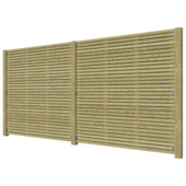 Schutting Andalusië startpakket grenen hout 180 x 180 cm