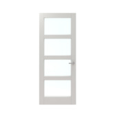 Lundia binnendeur Frama En 2C04 blank glas wit gegrondverfd stomp 73 x 231,5 cm