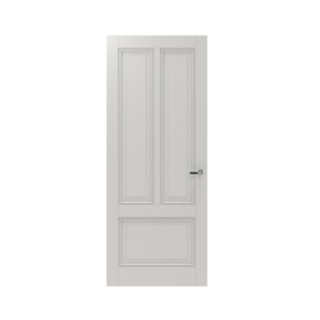 Lundia binnendeur Frama Tva 2A01 wit gegrondverfd opdek links 63 x 211,5 cm