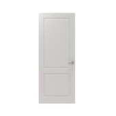 Lundia binnendeur Bord Tva 2A01 wit gegrondverfd stomp 88 x 231.5 cm