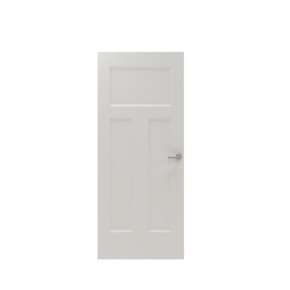 Lundia binnendeur Bord Tva 2A04 wit gegrondverfd stomp 83 x 201.5 cm