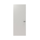 Lundia binnendeur Glat En BA01 RAL 9010 gelakt stomp links 73 x 201,5 cm