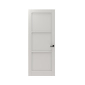 Lundia binnendeur Frama Tre 2A01 wit gegrondverfd opdek links 88 x 231,5 cm