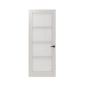 Lundia binnendeur Frama Tre 2D02 mat glas wit gegrondverfd stomp 93 x 231,5 cm