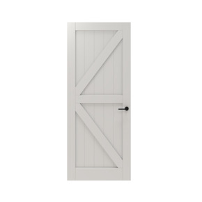 Lundia binnendeur Frama Fyra 2A07 wit gegrondverfd stomp 93 x 211,5 cm