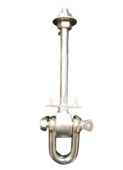 Waelbers schommelhaak harp-/D-sluiting M12x140 mm