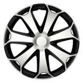 Wieldoppenset 14" Gorecki Mega zilver / zwart