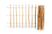 Schapenhek hazelaar hazelnoot hout op rol 90 x 500 cm