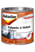 Alabastine polyester en metaal primer grijs 500 ml